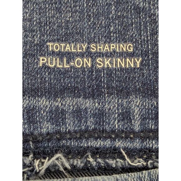 Signature gold by Levi Strauss sz 20s 36/28 Skinny Jeans pull on blue 0651 - Picture 7 of 8